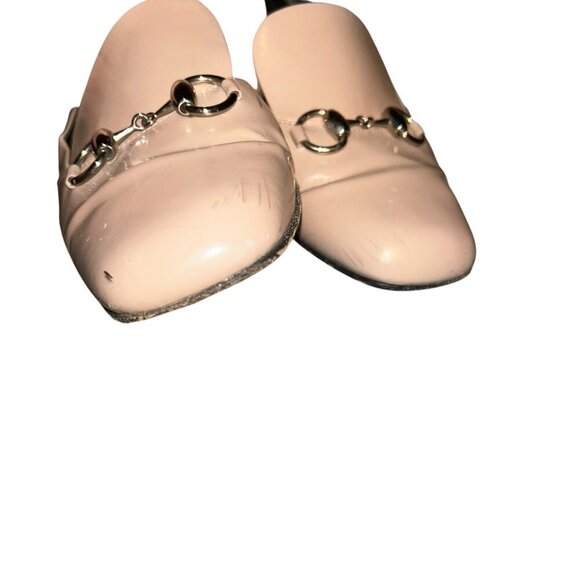 Gucci Beige Leather Loafers with Silver Accents - Picture 5 of 13